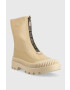 Pepe Jeans Боти Gum Zip в бежово с платформа - Pepit.bg