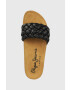Pepe Jeans Чехли OBAN в черно PLS90608 - Pepit.bg