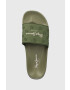 Pepe Jeans Чехли SLIDER в зелено PLS70126 - Pepit.bg