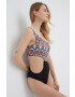 Pepe Jeans Цял бански Macy Swimsuit с леко подплатена чашка - Pepit.bg