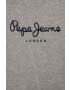 Pepe Jeans Детска блуза с дълги ръкави New Herman в сиво с принт - Pepit.bg