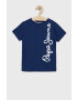 Pepe Jeans Детска памучна тениска - Pepit.bg