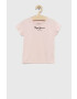 Pepe Jeans Детска памучна тениска В розово - Pepit.bg