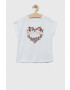 Pepe Jeans Детска памучна тениска в бяло - Pepit.bg