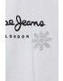 Pepe Jeans Детска памучна тениска Garland в бяло - Pepit.bg