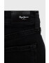 Pepe Jeans Детски дънков къс панталон в сиво с регулируема талия - Pepit.bg