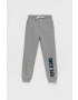 Pepe Jeans Детски панталон Jack в сиво с апликация - Pepit.bg