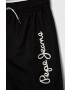 Pepe Jeans Детски плувни шорти в черно с принт - Pepit.bg