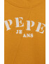 Pepe Jeans Детски суичър в жълто с апликация - Pepit.bg