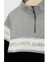 Pepe Jeans Детски суичър Ethel в черно с десен - Pepit.bg