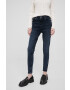 Pepe Jeans Дънки Dion Zip дамски с висока талия - Pepit.bg