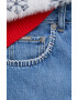 Pepe Jeans Дънкова пола Sofi среднодълъг модел със стандартна кройка - Pepit.bg