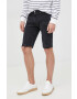 Pepe Jeans Дънкови къси панталони Stanley Short Destroy в черно - Pepit.bg