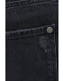 Pepe Jeans Дънкови къси панталони Stanley Short Destroy в черно - Pepit.bg