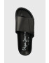 Pepe Jeans Кожени чехли BIO в черно PMS90105 - Pepit.bg