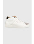 Pepe Jeans Кожени маратонки Joe Cup Half Boot в бяло - Pepit.bg