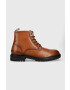 Pepe Jeans Кожени обувки Ned Boot Relief в кафяво - Pepit.bg