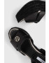 Pepe Jeans Кожени сандали TAFFY в черно PLS90602 - Pepit.bg