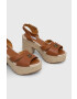 Pepe Jeans Кожени сандали TAFFY в кафяво PLS90602 - Pepit.bg