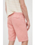 Pepe Jeans Къс панталон с лен Arkin Short Linen в розово - Pepit.bg