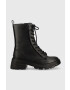 Pepe Jeans Кубинки Soda Rub W в черно с платформа - Pepit.bg