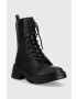 Pepe Jeans Кубинки Soda Rub W в черно с платформа - Pepit.bg