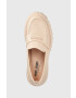 Pepe Jeans Мокасини OXFORD в розово с платформа PLS10408 - Pepit.bg