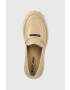 Pepe Jeans Мокасини OXFORD в бежово с платформа PLS10408 - Pepit.bg