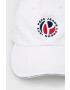Pepe Jeans Памучна шапка Clara Cap в бяло с изчистен дизайн - Pepit.bg