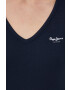 Pepe Jeans Памучна тениска в бяло - Pepit.bg