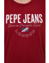 Pepe Jeans Памучна тениска в червено - Pepit.bg