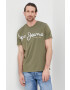Pepe Jeans Памучна тениска Aleron - Pepit.bg