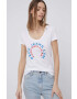 Pepe Jeans Памучна тениска Cammie в бяло - Pepit.bg