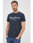 Pepe Jeans Памучна тениска Essential Denim Tee N - Pepit.bg