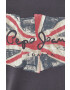Pepe Jeans Памучна тениска Flag в сиво с принт - Pepit.bg