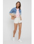 Pepe Jeans Памучна тениска Nina - Pepit.bg