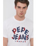 Pepe Jeans Памучна тениска Raphael - Pepit.bg