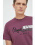 Pepe Jeans Памучна тениска Topher - Pepit.bg
