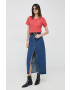 Pepe Jeans Памучна тениска Wendy Chest в червено - Pepit.bg