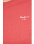 Pepe Jeans Памучна тениска Wendy Chest в червено - Pepit.bg