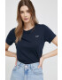 Pepe Jeans Памучна тениска Wendy Chest в тъмносиньо - Pepit.bg