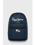 Pepe Jeans Раница London Backpack в тъмносиньо голям размер с принт - Pepit.bg