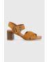 Pepe Jeans Сандали от велур ALTEA в кафяво PLS90584 - Pepit.bg
