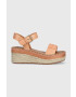 Pepe Jeans Сандали WITNEY в оранжево с платформа - Pepit.bg