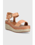 Pepe Jeans Сандали WITNEY в оранжево с платформа - Pepit.bg
