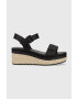 Pepe Jeans Сандали WITNEY в черно с платформа - Pepit.bg