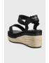 Pepe Jeans Сандали WITNEY в черно с платформа - Pepit.bg