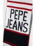 Pepe Jeans Шал в тъмносиньо с десен - Pepit.bg