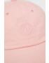 Pepe Jeans Шапка Tacio в розово с апликация - Pepit.bg