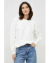 Pepe Jeans Суичър Esther в бяло с изчистен дизайн - Pepit.bg
